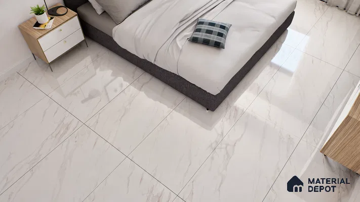 Endless Wall & Floor Tile TL 06199 Lumina Frosted Rose 4 ft x 2 ft Vitrified Glossy Finish - 9 mm (Random Design 4) | Suitable for Living Room, Bedroom, Bathroom & Kitchen (Sample)