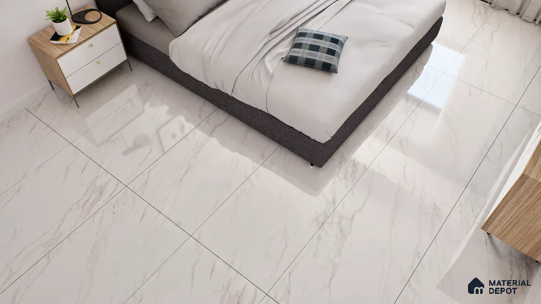 Endless Wall & Floor Tile TL 06199 Lumina Frosted Rose 4 ft x 2 ft Vitrified Glossy Finish - 9 mm (Random Design 4) | Suitable for Living Room, Bedroom, Bathroom & Kitchen (Sample)