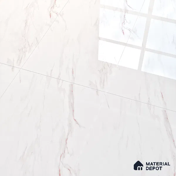 Endless Wall & Floor Tile TL 06199 Lumina Frosted Rose 4 ft x 2 ft Vitrified Glossy Finish - 9 mm (Random Design 4) | Suitable for Living Room, Bedroom, Bathroom & Kitchen (Sample)