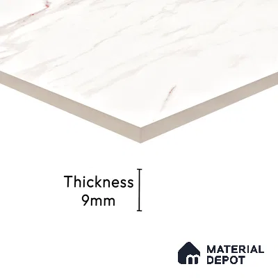 Endless Wall & Floor Tile TL 06199 Lumina Frosted Rose 4 ft x 2 ft Vitrified Glossy Finish - 9 mm (Random Design 4) | Suitable for Living Room, Bedroom, Bathroom & Kitchen (Sample)