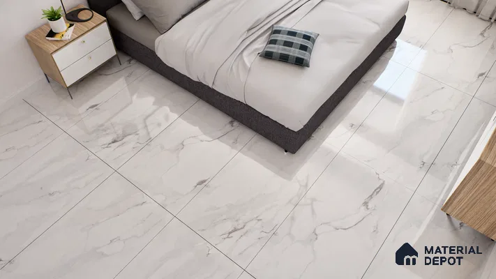 Endless Wall & Floor Tile TL 06202 Lumina Ice Lagoon 4 ft x 2 ft Vitrified Glossy Finish - 9 mm (Random Design 4) | Suitable for Living Room, Bedroom, Bathroom & Kitchen (Sample)