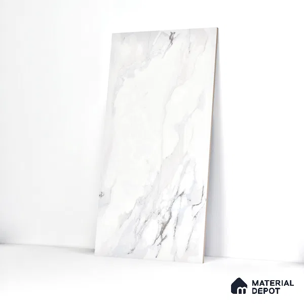 Endless Wall & Floor Tile TL 06202 Lumina Ice Lagoon 4 ft x 2 ft Vitrified Glossy Finish - 9 mm (Random Design 4) | Suitable for Living Room, Bedroom, Bathroom & Kitchen (Sample)