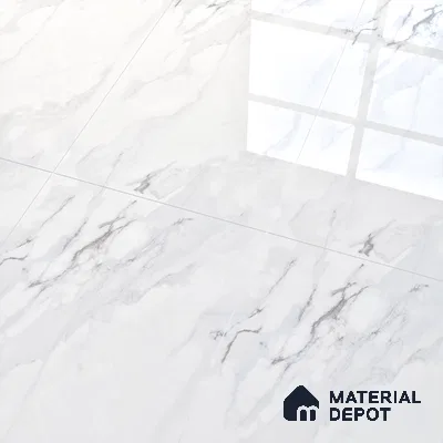 Endless Wall & Floor Tile TL 06202 Lumina Ice Lagoon 4 ft x 2 ft Vitrified Glossy Finish - 9 mm (Random Design 4) | Suitable for Living Room, Bedroom, Bathroom & Kitchen (Sample)