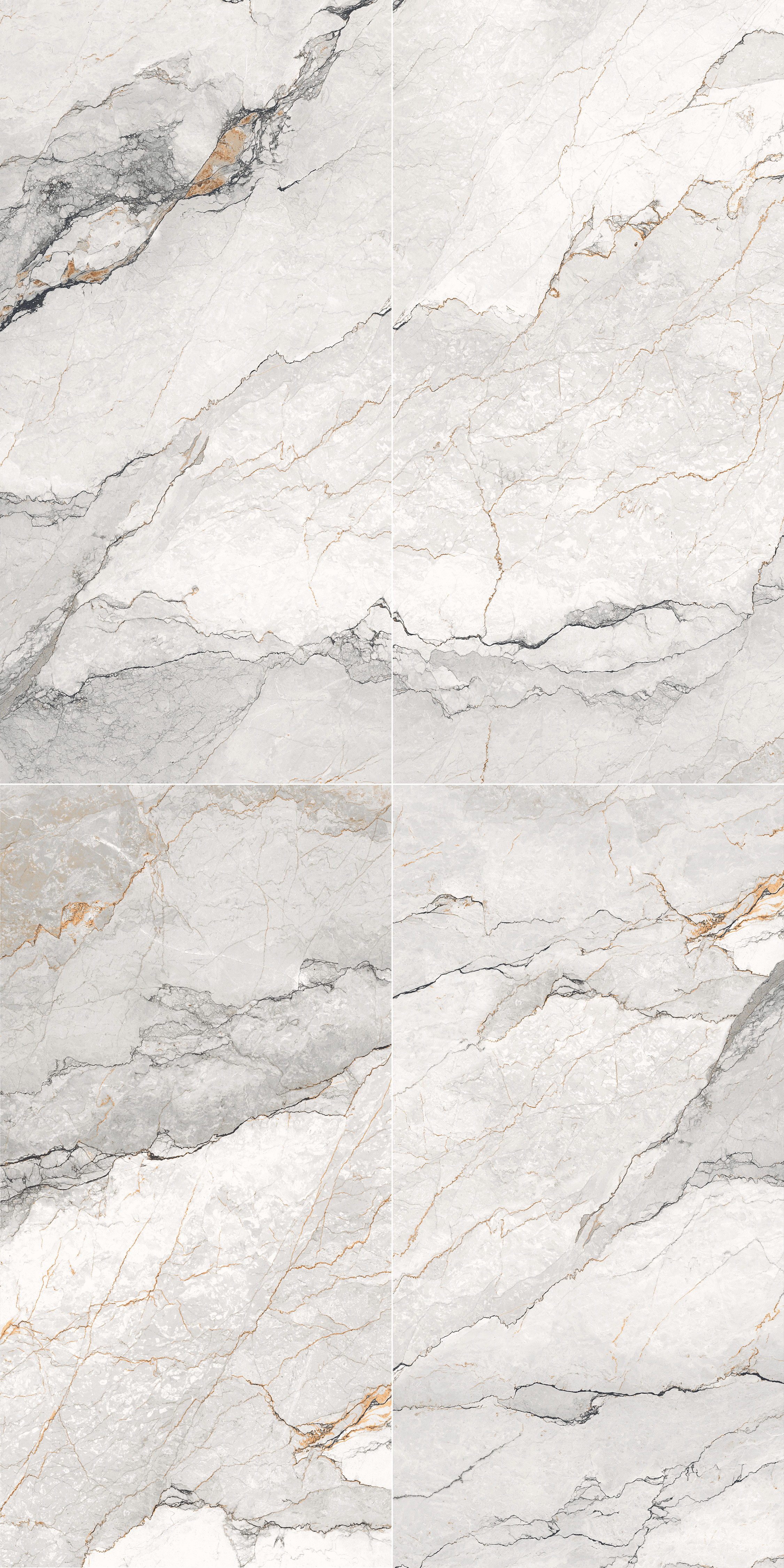 Endless Wall & Floor Tile TL 06200 Lumina Ivory Blossom 4 ft x 2 ft Vitrified Glossy Finish - 9 mm (Random Design 4) | Suitable for Living Room, Bedroom, Bathroom & Kitchen (Sample)