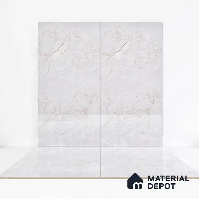 Endless Wall & Floor Tile TL 06201 C Lumina Sunset Blush 4 ft x 2 ft Vitrified Glossy Finish - 9 mm (Random Design 4) | Suitable for Living Room, Bedroom, Bathroom & Kitchen (Sample)