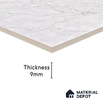 Endless Wall & Floor Tile TL 06201 C Lumina Sunset Blush 4 ft x 2 ft Vitrified Glossy Finish - 9 mm (Random Design 4) | Suitable for Living Room, Bedroom, Bathroom & Kitchen (Sample)