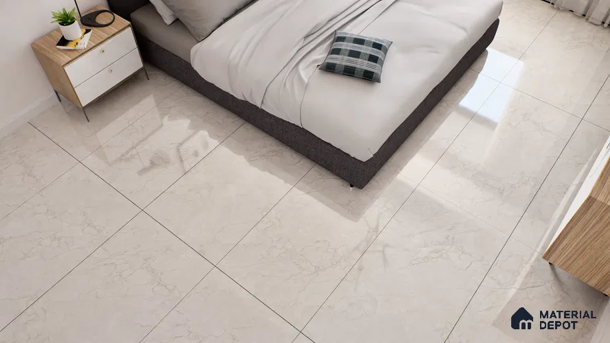 Endless Wall & Floor Tile TL 06201 Lumina Sandstone Glow 4 ft x 2 ft Vitrified Glossy Finish - 9 mm (Random Design 4) | Suitable for Living Room, Bedroom, Bathroom & Kitchen