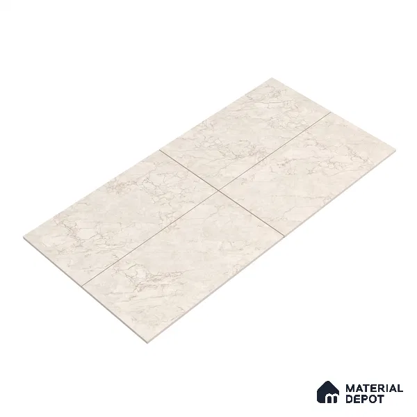 Endless Wall & Floor Tile TL 06201 Lumina Sandstone Glow 4 ft x 2 ft Vitrified Glossy Finish - 9 mm (Random Design 4) | Suitable for Living Room, Bedroom, Bathroom & Kitchen (Sample)