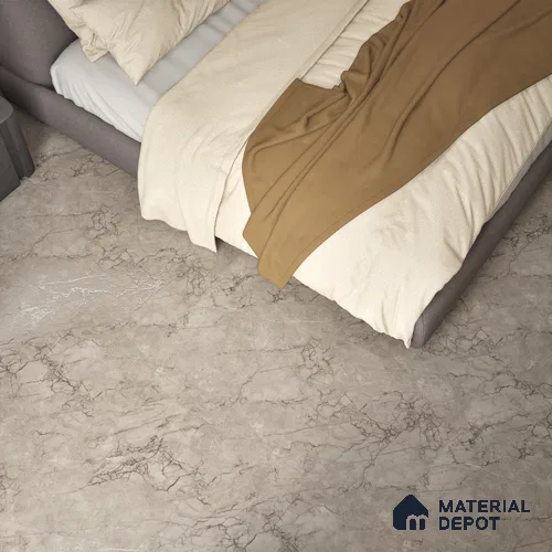Endless Wall & Floor Tile TL 06210 B Endura Silver Shade 4 ft x 2 ft Vitrified Matte Finish - 9 mm (Random Design 4) | Suitable for Living Room, Bedroom, Bathroom & Kitchen