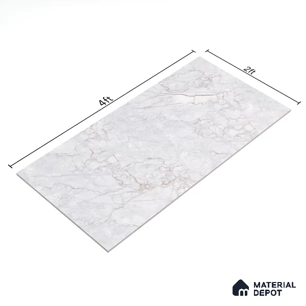 Endless Wall & Floor Tile TL 06210 C Endura Sunset Blush 4 ft x 2 ft Vitrified Matte Finish - 9 mm (Random Design 4) | Suitable for Living Room, Bedroom, Bathroom & Kitchen (Sample)