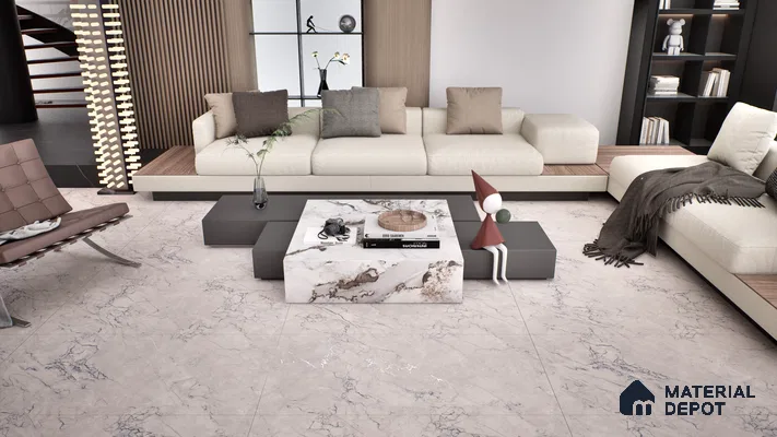 Endless Wall & Floor Tile TL 06210 D Endura Ocean Drift 4 ft x 2 ft Vitrified Matte Finish - 9 mm (Random Design 4) | Suitable for Living Room, Bedroom, Bathroom & Kitchen (Sample)