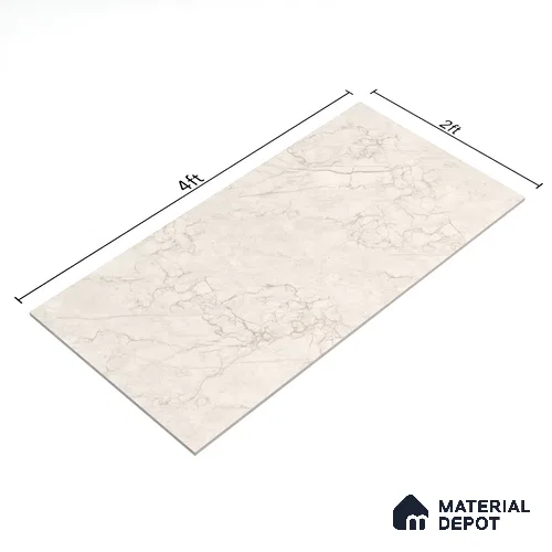 Endless Wall & Floor Tile TL 06210 Endura Sandstone Glow 4 ft x 2 ft Vitrified Matte Finish - 9 mm (Random Design 4) | Suitable for Living Room, Bedroom, Bathroom & Kitchen