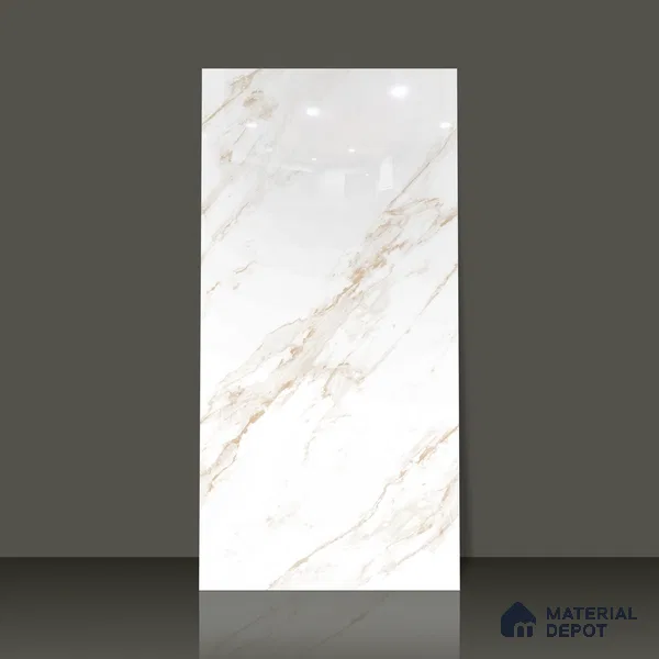 Budget Friendly Endless Wall & Floor Tile Value for Money TL 05961 Terravia Amonix 4 ft x 2 ft - Vitrified Endless Glossy Finish - 8.5 mm | 4 Random Designs | Suitable for Living Room, Bedroom & Bathroom (Sample)