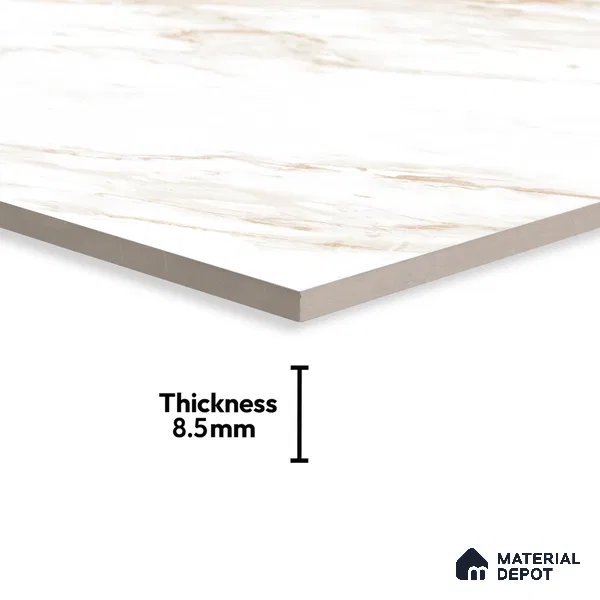 Budget Friendly Endless Wall & Floor Tile Value for Money TL 05961 Terravia Amonix 4 ft x 2 ft - Vitrified Endless Glossy Finish - 8.5 mm | 4 Random Designs | Suitable for Living Room, Bedroom & Bathroom (Sample)
