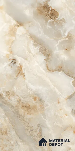 Budget Friendly Endless Wall & Floor Tile Value for Money TL 05938 Terravia Aurix Onyx 4 ft x 2 ft - Vitrified Endless Glossy Finish - 8.5 mm | 7 Random Designs | Suitable for Living Room, Bedroom & Bathroom