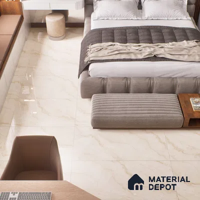 Budget Friendly Endless Wall & Floor Tile Value for Money TL 05939 Terravia Camelis 4 ft x 2 ft - Vitrified Endless Glossy Finish - 8.5 mm | 7 Random Designs | Suitable for Living Room, Bedroom & Bathroom (Sample)
