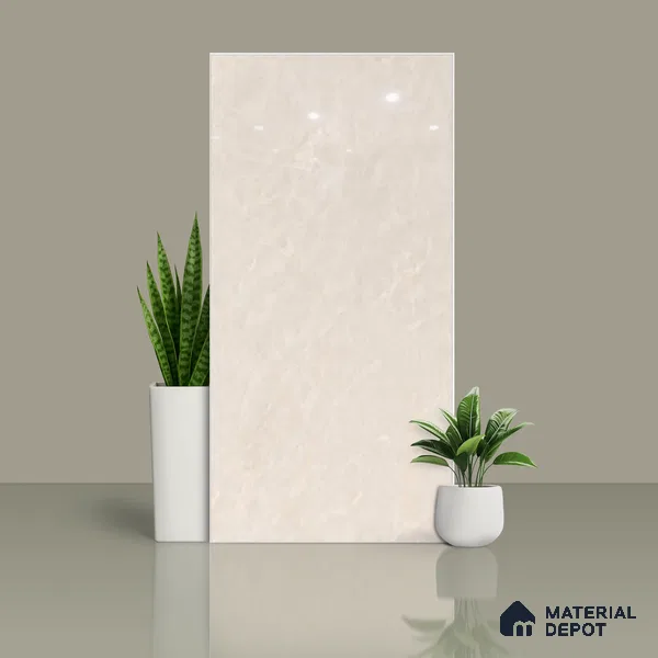 Budget Friendly Endless Wall & Floor Tile Value for Money TL 05949 B Terravia Crubei 4 ft x 2 ft - Vitrified Endless Glossy Finish - 8.5 mm | 4 Random Designs | Suitable for Living Room, Bedroom & Bathroom (Sample)