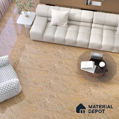 Budget Friendly Endless Wall & Floor Tile Value for Money TL 05949 C Terravia Crubrun 4 ft x 2 ft - Vitrified Endless Glossy Finish - 8.5 mm | 4 Random Designs | Suitable for Living Room, Bedroom & Bathroom (Sample)