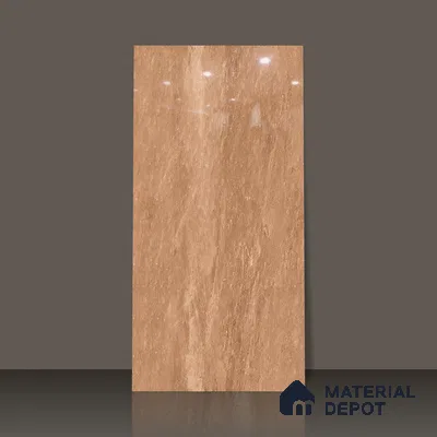 Budget Friendly Endless Wall & Floor Tile Value for Money TL 05960 Terravia Denzon 4 ft x 2 ft - Vitrified Endless Glossy Finish - 8.5 mm | 4 Random Designs | Suitable for Living Room, Bedroom & Bathroom (Sample)