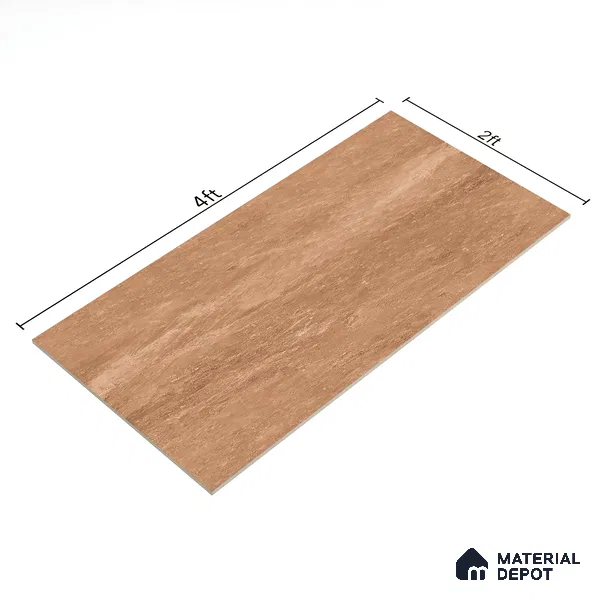 Budget Friendly Endless Wall & Floor Tile Value for Money TL 05960 Terravia Denzon 4 ft x 2 ft - Vitrified Endless Glossy Finish - 8.5 mm | 4 Random Designs | Suitable for Living Room, Bedroom & Bathroom (Sample)