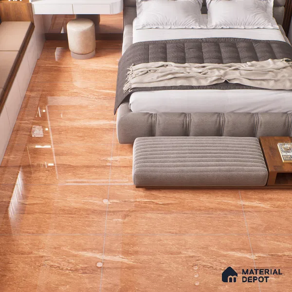 Budget Friendly Endless Wall & Floor Tile Value for Money TL 05960 Terravia Denzon 4 ft x 2 ft - Vitrified Endless Glossy Finish - 8.5 mm | 4 Random Designs | Suitable for Living Room, Bedroom & Bathroom (Sample)