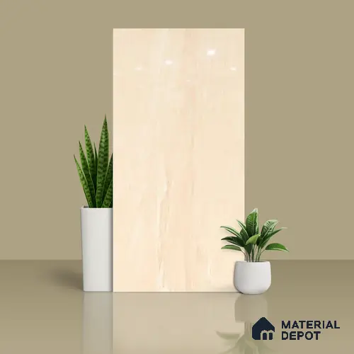 Budget Friendly Endless Wall & Floor Tile Value for Money TL 05959 Terravia Denzora 4 ft x 2 ft - Vitrified Endless Glossy Finish - 8.5 mm | 4 Random Designs | Suitable for Living Room, Bedroom & Bathroom