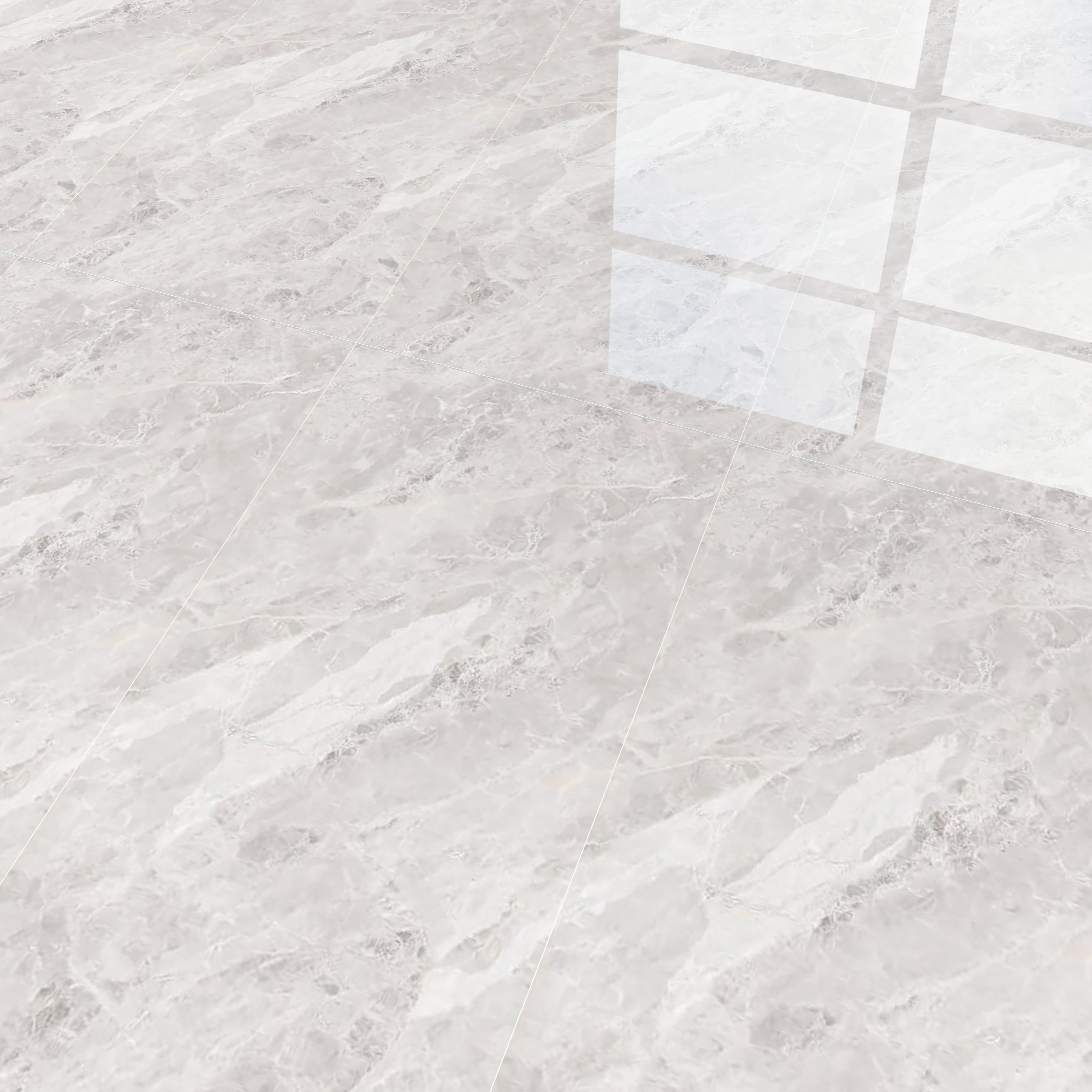 Budget Friendly Endless Wall & Floor Tile Value for Money TL 05957 Terravia Etavix Bianco 4 ft x 2 ft - Vitrified Endless Glossy Finish - 8.5 mm | 4 Random Designs | Suitable for Living Room, Bedroom & Bathroom (Sample)