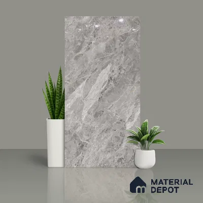 Budget Friendly Endless Wall & Floor Tile Value for Money TL 05958 Terravia Etavon 4 ft x 2 ft - Vitrified Endless Glossy Finish - 8.5 mm | 4 Random Designs | Suitable for Living Room, Bedroom & Bathroom (Sample)