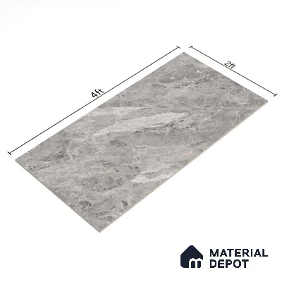 Budget Friendly Endless Wall & Floor Tile Value for Money TL 05958 Terravia Etavon 4 ft x 2 ft - Vitrified Endless Glossy Finish - 8.5 mm | 4 Random Designs | Suitable for Living Room, Bedroom & Bathroom (Sample)