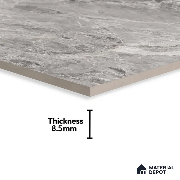 Budget Friendly Endless Wall & Floor Tile Value for Money TL 05958 Terravia Etavon 4 ft x 2 ft - Vitrified Endless Glossy Finish - 8.5 mm | 4 Random Designs | Suitable for Living Room, Bedroom & Bathroom (Sample)