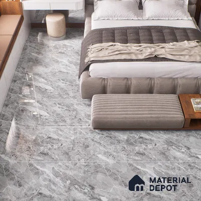 Budget Friendly Endless Wall & Floor Tile Value for Money TL 05958 Terravia Etavon 4 ft x 2 ft - Vitrified Endless Glossy Finish - 8.5 mm | 4 Random Designs | Suitable for Living Room, Bedroom & Bathroom (Sample)