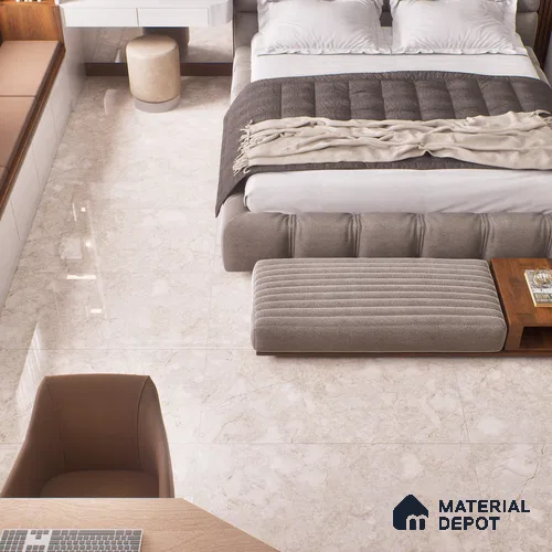 Budget Friendly Endless Wall & Floor Tile Value for Money TL 05941 Terravia Hickora 4 ft x 2 ft - Vitrified Endless Glossy Finish - 8.5 mm | 5 Random Designs | Suitable for Living Room, Bedroom & Bathroom