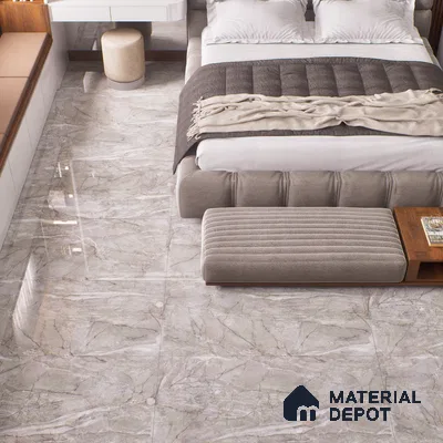 Budget Friendly Endless Wall & Floor Tile Value for Money TL 05955 Terravia Montora 4 ft x 2 ft - Vitrified Endless Glossy Finish - 8.5 mm | 4 Random Designs | Suitable for Living Room, Bedroom & Bathroom (Sample)