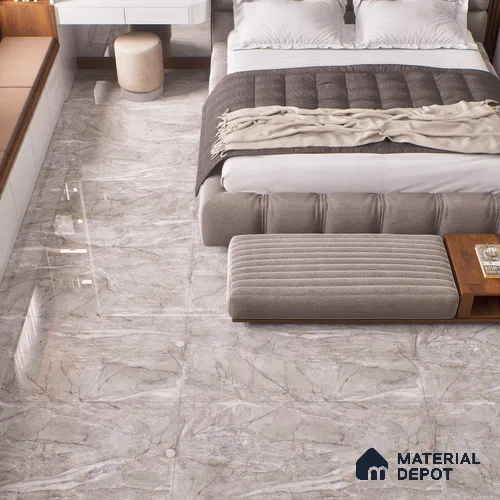 Budget Friendly Endless Wall & Floor Tile Value for Money TL 05955 Terravia Montora 4 ft x 2 ft - Vitrified Endless Glossy Finish - 8.5 mm | 4 Random Designs | Suitable for Living Room, Bedroom & Bathroom