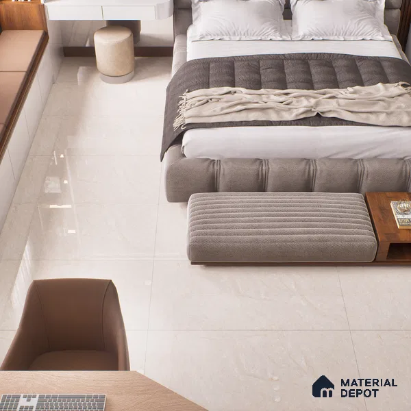 Budget Friendly Endless Wall & Floor Tile Value for Money TL 05954 Terravia Nensia 4 ft x 2 ft - Vitrified Endless Glossy Finish - 8.5 mm | 4 Random Designs | Suitable for Living Room, Bedroom & Bathroom (Sample)