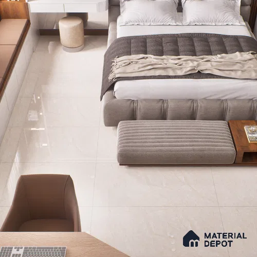 Budget Friendly Endless Wall & Floor Tile Value for Money TL 05954 Terravia Nensia 4 ft x 2 ft - Vitrified Endless Glossy Finish - 8.5 mm | 4 Random Designs | Suitable for Living Room, Bedroom & Bathroom