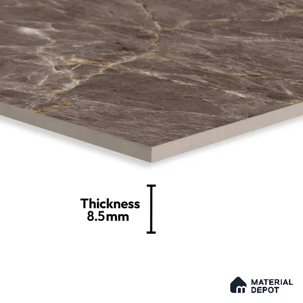 Budget Friendly Endless Wall & Floor Tile Value for Money TL 05944 B Terravia Patacho 4 ft x 2 ft - Vitrified Endless Glossy Finish - 8.5 mm | 5 Random Designs | Suitable for Living Room, Bedroom & Bathroom (Sample)