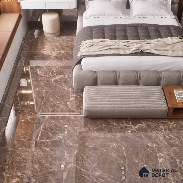 Budget Friendly Endless Wall & Floor Tile Value for Money TL 05944 B Terravia Patacho 4 ft x 2 ft - Vitrified Endless Glossy Finish - 8.5 mm | 5 Random Designs | Suitable for Living Room, Bedroom & Bathroom (Sample)