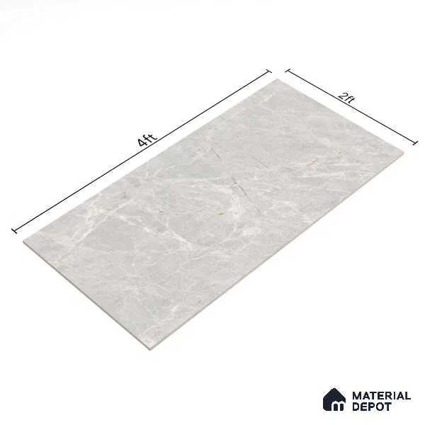 Budget Friendly Endless Wall & Floor Tile Value for Money TL 05944 Terravia Patagris 4 ft x 2 ft - Vitrified Endless Glossy Finish - 8.5 mm | 7 Random Designs | Suitable for Living Room, Bedroom & Bathroom
