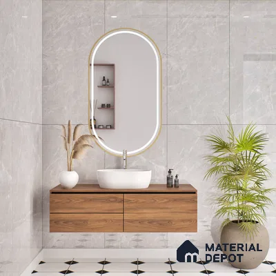 Budget Friendly Endless Wall & Floor Tile Value for Money TL 05944 Terravia Patagris 4 ft x 2 ft - Vitrified Endless Glossy Finish - 8.5 mm | 7 Random Designs | Suitable for Living Room, Bedroom & Bathroom