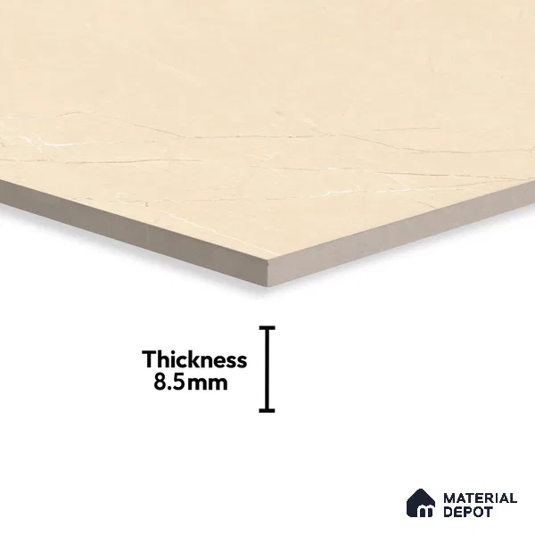 Budget Friendly Endless Wall & Floor Tile Value for Money TL 05942 Terravia Recrea 4 ft x 2 ft - Vitrified Endless Glossy Finish - 8.5 mm | 7 Random Designs | Suitable for Living Room, Bedroom & Bathroom (Sample)