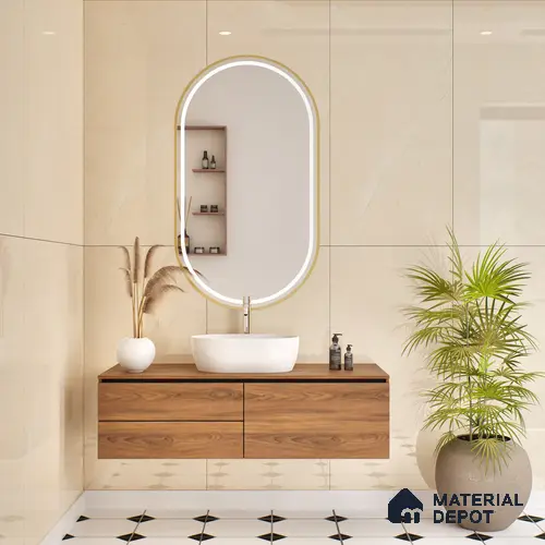 Budget Friendly Endless Wall & Floor Tile Value for Money TL 05942 Terravia Recrea 4 ft x 2 ft - Vitrified Endless Glossy Finish - 8.5 mm | 7 Random Designs | Suitable for Living Room, Bedroom & Bathroom