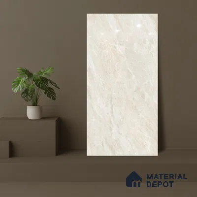 Budget Friendly Endless Wall & Floor Tile Value for Money TL 05951 Terravia Recton 4 ft x 2 ft - Vitrified Endless Glossy Finish - 8.5 mm | 4 Random Designs | Suitable for Living Room, Bedroom & Bathroom