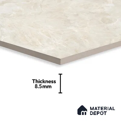 Budget Friendly Endless Wall & Floor Tile Value for Money TL 05951 Terravia Recton 4 ft x 2 ft - Vitrified Endless Glossy Finish - 8.5 mm | 4 Random Designs | Suitable for Living Room, Bedroom & Bathroom
