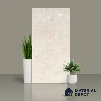 Budget Friendly Endless Wall & Floor Tile Value for Money TL 05952 B Terravia Ritzea 4 ft x 2 ft - Vitrified Endless Glossy Finish - 8.5 mm | 4 Random Designs | Suitable for Living Room, Bedroom & Bathroom (Sample)