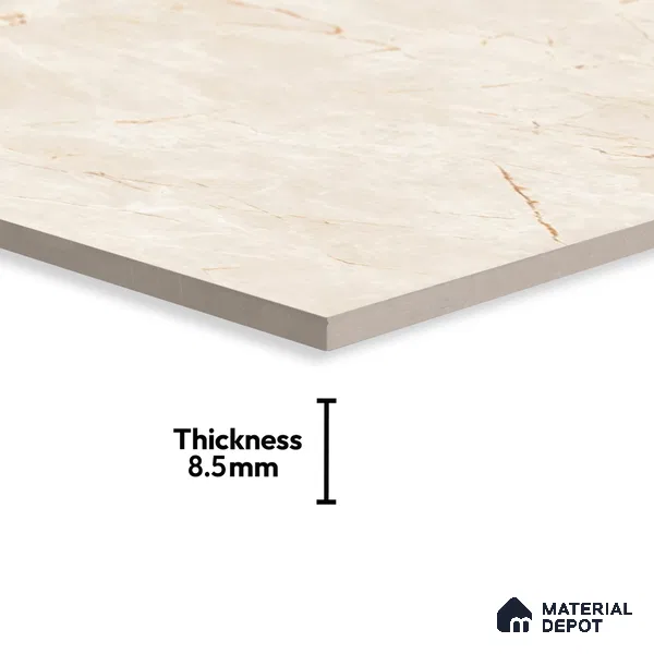 Budget Friendly Endless Wall & Floor Tile Value for Money TL 05952 B Terravia Ritzea 4 ft x 2 ft - Vitrified Endless Glossy Finish - 8.5 mm | 4 Random Designs | Suitable for Living Room, Bedroom & Bathroom (Sample)