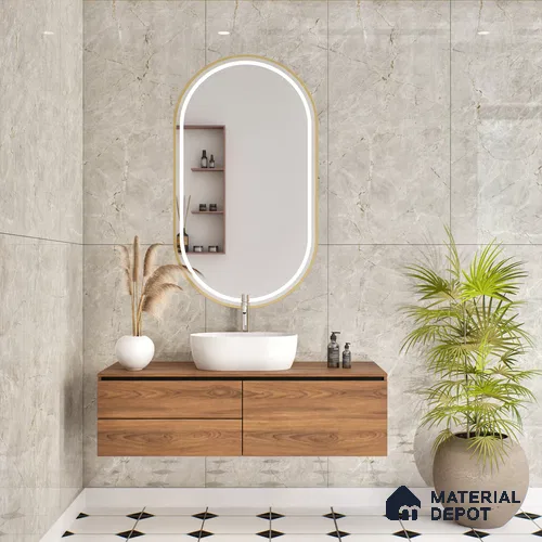 Budget Friendly Endless Wall & Floor Tile Value for Money TL 05952 Terravia Ritzon 4 ft x 2 ft - Vitrified Endless Glossy Finish - 8.5 mm | 4 Random Designs | Suitable for Living Room, Bedroom & Bathroom