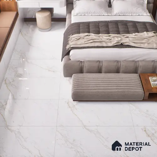 Budget Friendly Endless Wall & Floor Tile Value for Money TL 05946 Terravia Serolix 4 ft x 2 ft - Vitrified Endless Glossy Finish - 8.5 mm | 4 Random Designs | Suitable for Living Room, Bedroom & Bathroom