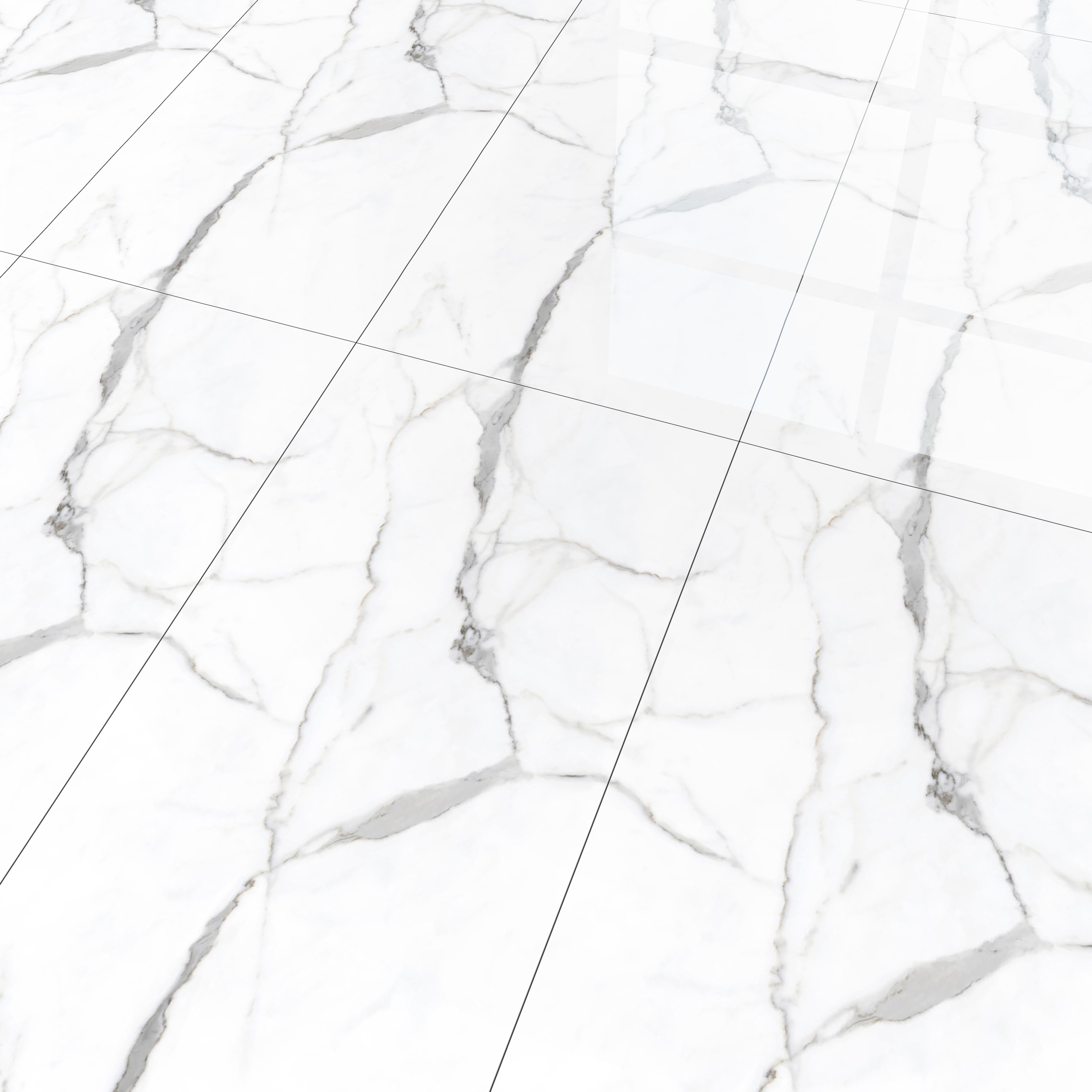 Budget Friendly Endless Wall & Floor Tile Value for Money TL 05962 Terravia Statuvia 4 ft x 2 ft - Vitrified Endless Glossy Finish - 8.5 mm | 4 Random Designs | Suitable for Living Room, Bedroom & Bathroom (Sample)