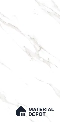 Budget Friendly Endless Wall & Floor Tile Value for Money TL 05964 Terravia Stellario Statuario 4 ft x 2 ft - Vitrified Endless Glossy Finish - 8.5 mm | 4 Random Designs | Suitable for Living Room, Bedroom & Bathroom (Sample)